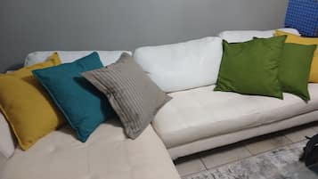 Apartamento, 3 habitaciones, fumadores, balcón | Sala de estar