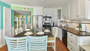 Condo, 2 Bedrooms | Private kitchen | Coffee/tea maker, fridge, oven - Seascape 1313 2 Bedroom Condo (Galveston)