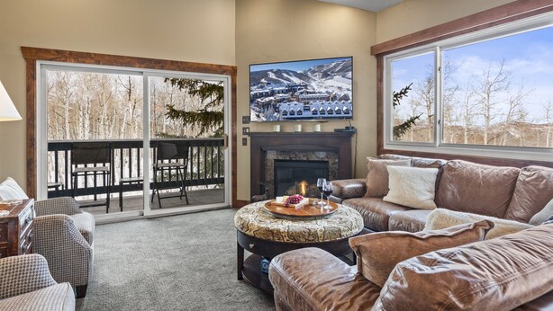 Condo, 3 Bedrooms | Living area - Snow Flower 123 3 Bedroom Condo (Park City)