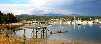 Acadia II on the Harbor A Cozy Charmer. Walk to Village. Waterfront Views.