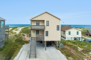 Exterior - Gillespie Cottage: Oceanfront | Amazing Views! (Nags Head)