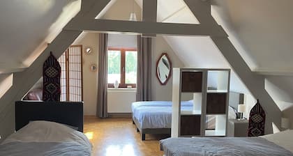Comfortable house for 12 p in rustival neighborhoud