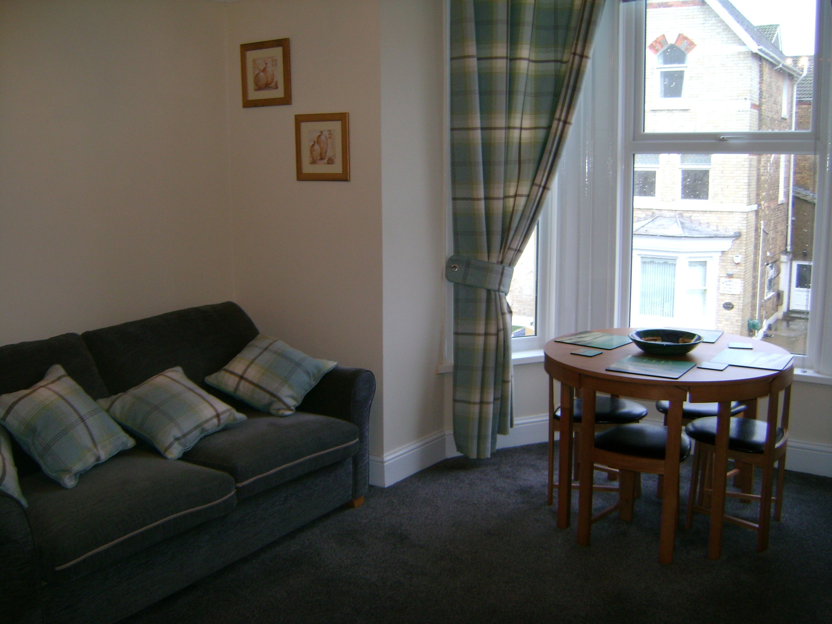 TV, DVD player, books