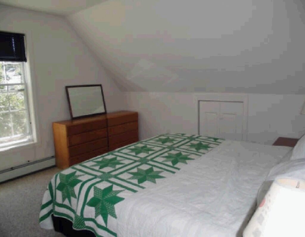 Bedroom 1 - King size bed, closet, bureau, full bathroom (shower)