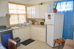 Microwave, oven, stovetop, electric kettle