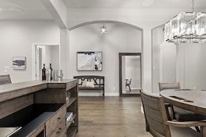Interior - This beautiful 3200 SF single storey with loft backs onto a heavily treed forest (Dallas)