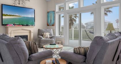 3-Story Beach House Retreat with Heated Pool, Game Room, 5 Min to Flagler