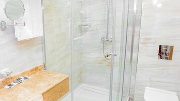 Economy Double Room, City View | Bathroom | Bathrobes, slippers