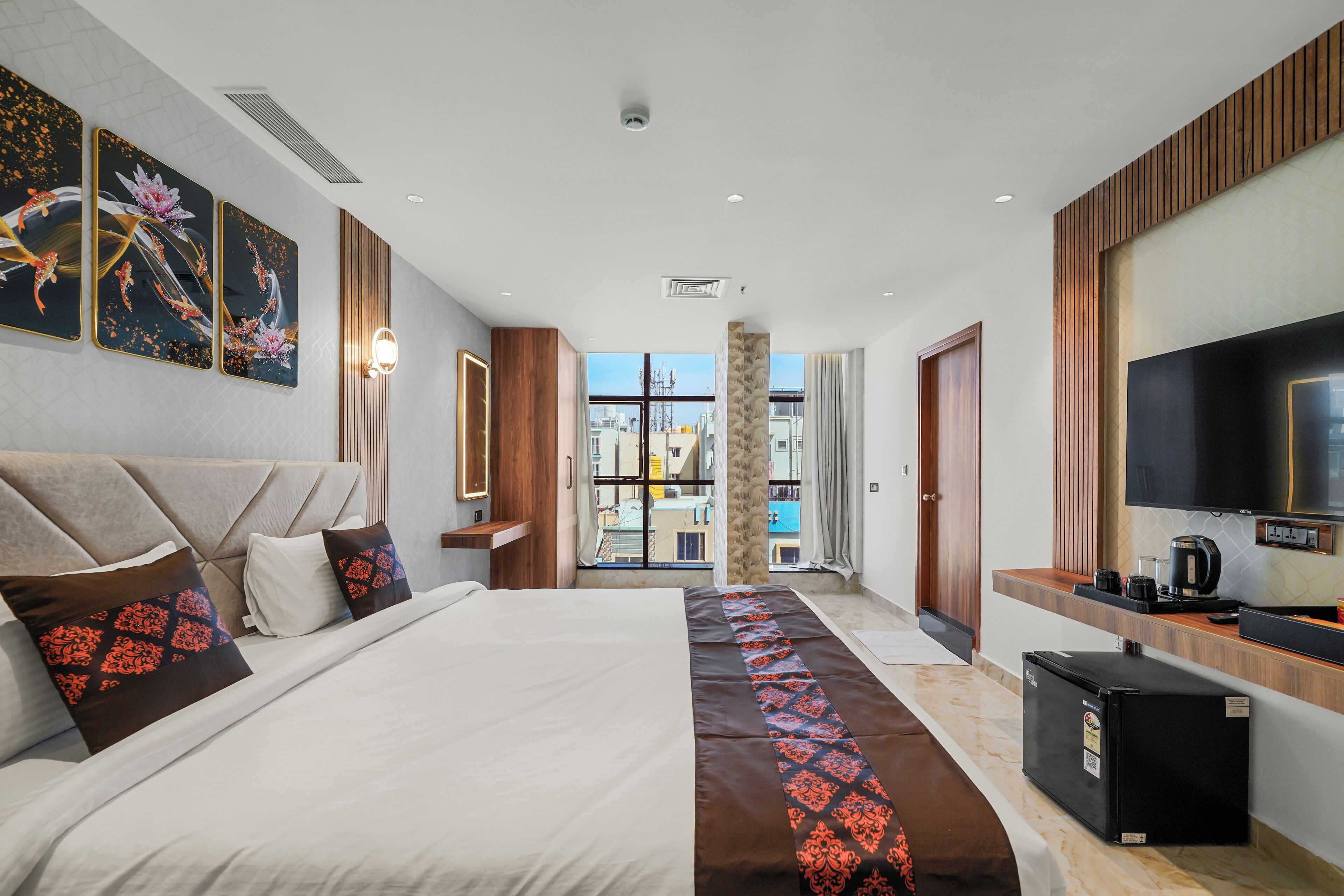 Chambre Double Supérieure, vue ville