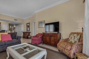 Condo, Multiple Beds (Inn At Summerwind 1405) | Living area | TV - Inn At Summerwind 1405 (Navarre)