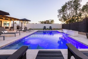 Una piscina climatizada
