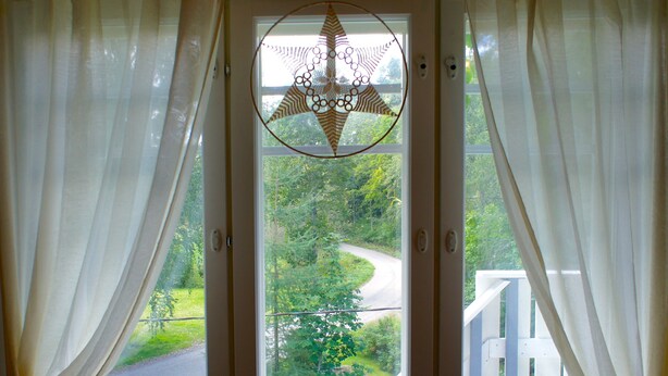 Dobbeltrom, hageutsikt