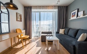 Living area - Ski in/Out, Gondola view in Atrium of New Gudauri (Gudauri)