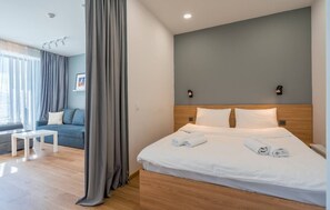 1 bedroom, WiFi, bed sheets - Ski in/Out, Gondola view in Atrium of New Gudauri (Gudauri)