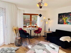 TV, books, stereo - Boutique Apartment  (Lenzkirch)