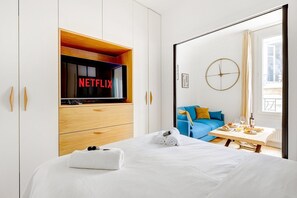 1 Schlafzimmer, Schreibtisch, Bügeleisen/Bügelbrett, Internetzugang