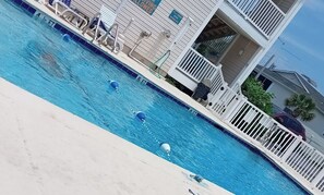 Pool - New Fall Rates @79.00, Cozy 2-bedroom condo, Lake View in NMB, Cherry Grove. (North Myrtle Beach)