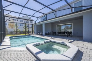 Una piscina climatizada