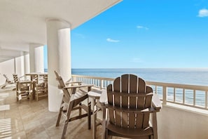 Terrace/patio - 4 BR Top Floor Beachfront Condo | Beach Club B2010 (Baldwin County)