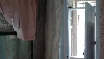 Hair dryer, towels