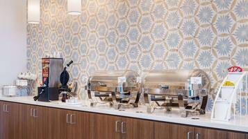 Free daily buffet breakfast