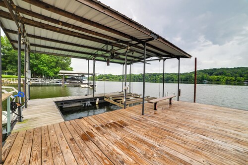 Hot Tub, Dock & Views: Waterfront Home in Cadiz!