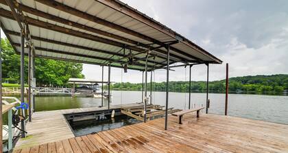Hot Tub, Dock & Views: Waterfront Home in Cadiz!