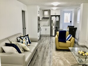 Smart-tv och eldstad