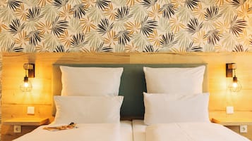 1 bedroom, hypo-allergenic bedding, individually decorated