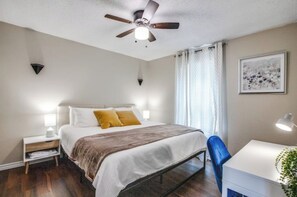 2 chambres, fer et planche Ă repasser, Wi-Fi, draps fournis