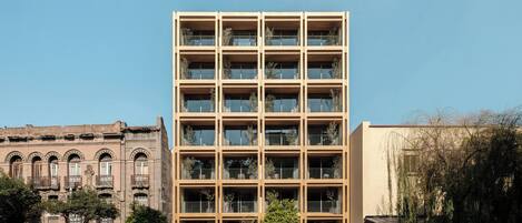 Facciata della struttura