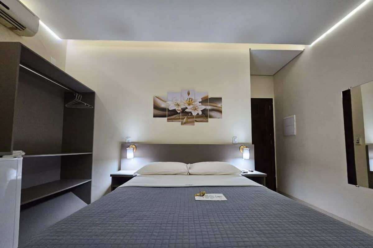 Deluxe Double Room | Blackout drapes, iron/ironing board, bed sheets