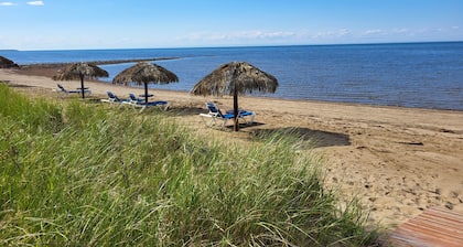 Chalet Bas-Caraquet accès à la plage public et à la mer