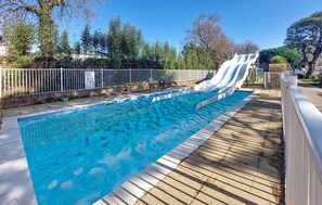 Indoor pool, a heated pool