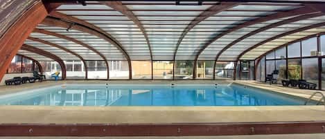 Indoor pool, a heated pool