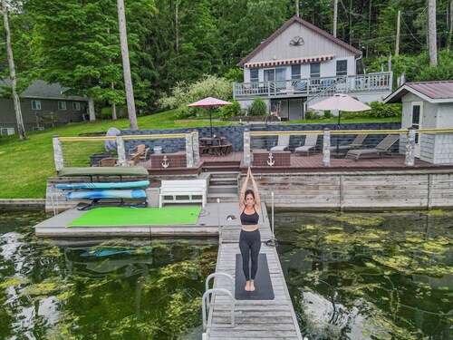 Lake Cottage · Welcome Wine · 5 min Colgate
