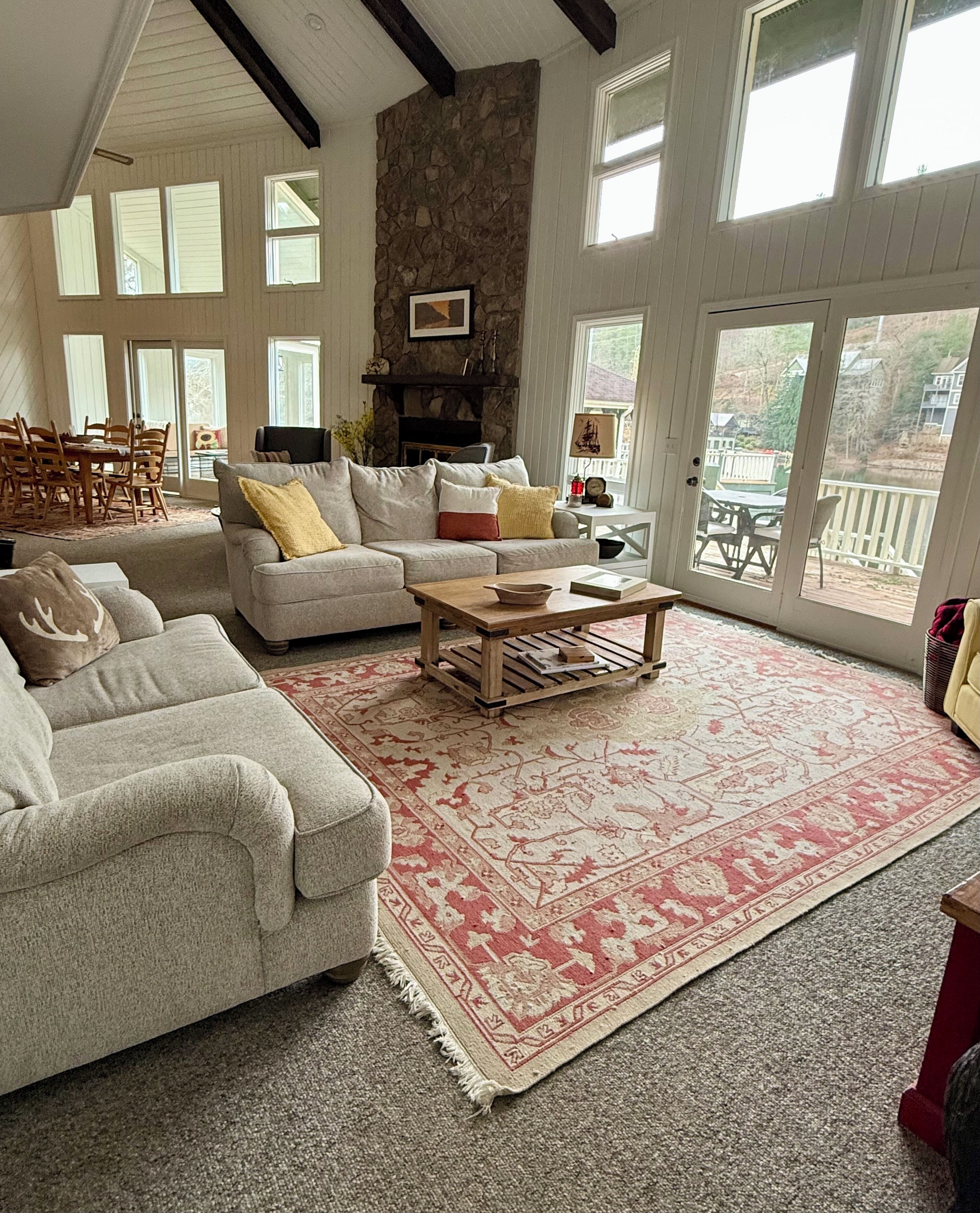 TV connectée, cheminée