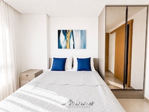 อพาร์ทเมนท์ | 2 ห้องนอน, ตกแต่งพิเศษโดยเฉพาะ, Wi-Fi ฟรี, ผ้าปูที่นอน