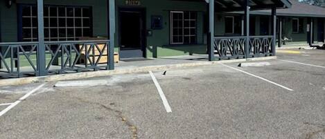 Façade de l’hébergement