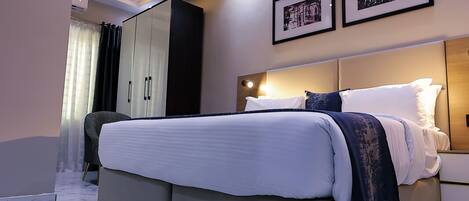 Chambre supérieure | AccÚs au Wi-Fi (inclus), literie fournie