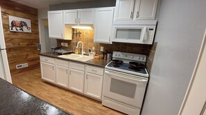 Private kitchen - 1103#201-Charming 2-bedroom apartment with AC, WiFi in brilliant Dubuque (Dubuque)