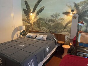 3 bedrooms, iron/ironing board, bed sheets - T3 59m2 vintage decor with outdoor terrace  (Biscarrosse)