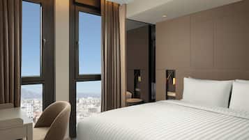 Svit - 1 sovrum - rökare - utsikt mot staden (Terrace) | Värdeförvaringsskåp på rummet, individuell inredning och unika möbler