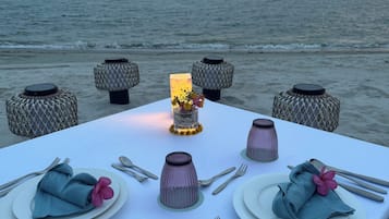 Couples dining