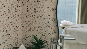 Couples treatment room(s), sauna, body treatments, aromatherapy
