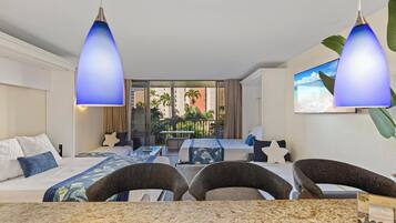 1 slaapkamer, een bureau, een strijkplank/strijkijzer, gratis wifi