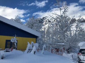 Overnatningsstedets facade