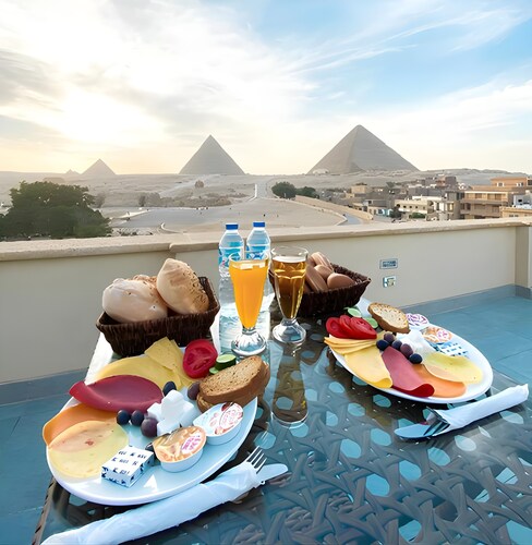 Middle East Pyramids View