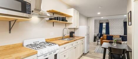 Microwave, oven, stovetop