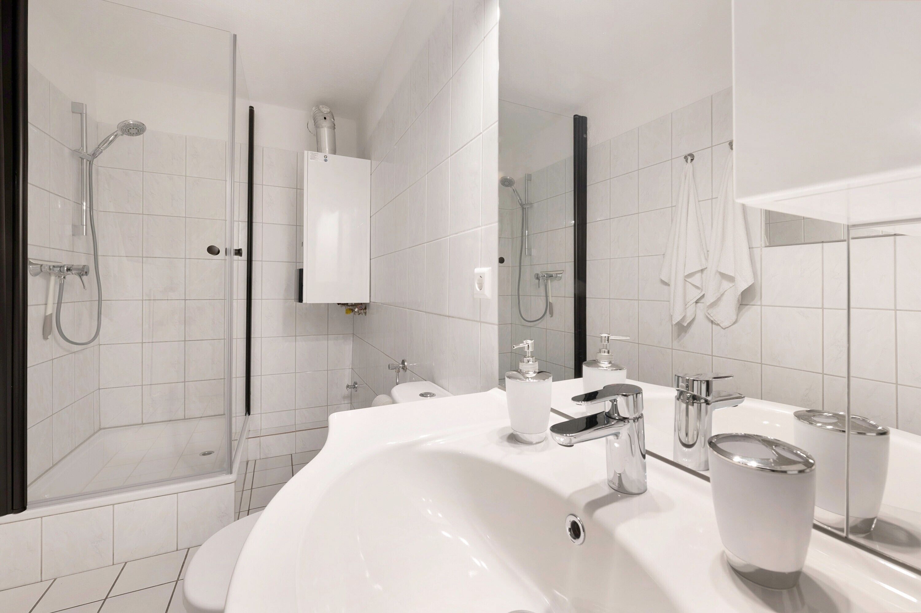 Dusche, Handtücher